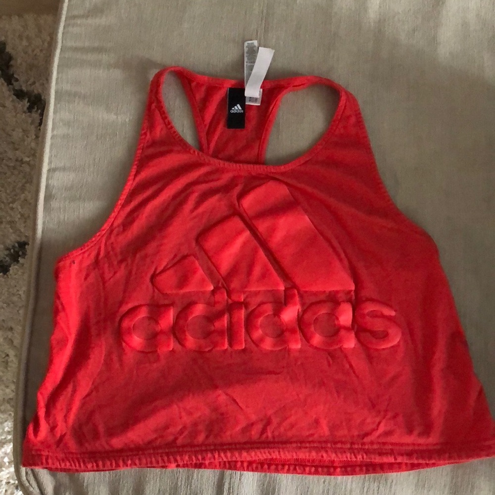 Adidas Crop Red tank top